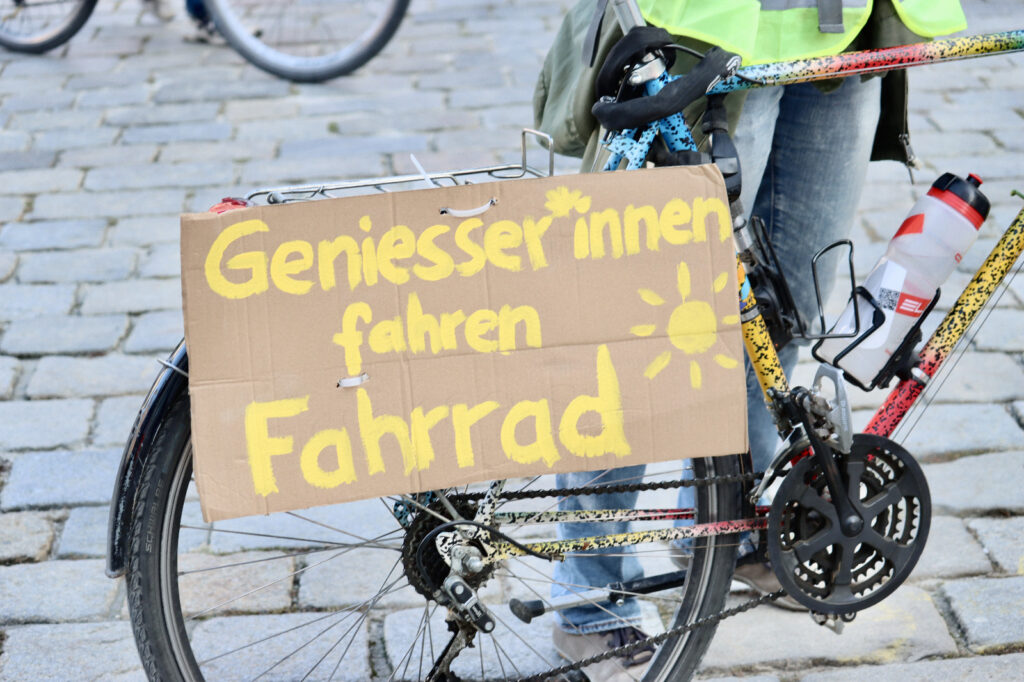 Freisinger Radldemo am 18. September 2020 - Slogans