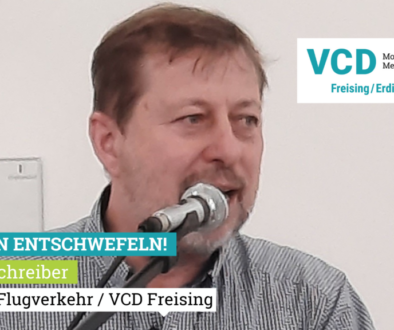 Alfred Schreiber (AK Flugverkehr des VCD): Kerosin entschwefeln