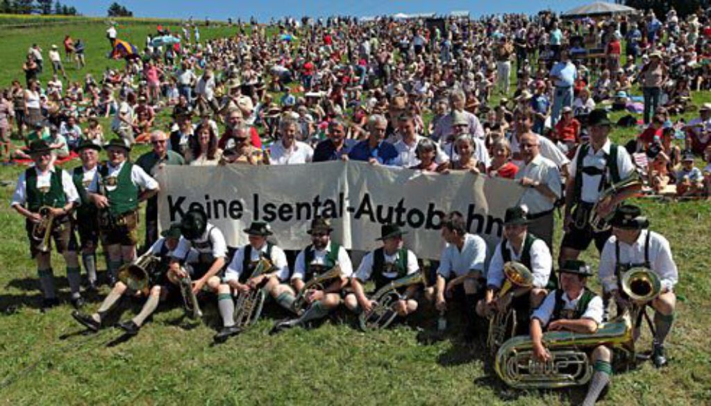 A94 Isentalautobahn: Protest