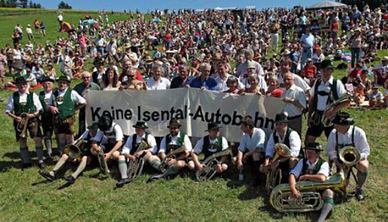 A94 Isentalautobahn: Protest