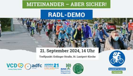 Sharepic Radldemo 21.9.24 in Freising