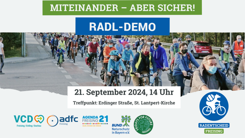 Sharepic Radldemo 21.9.24 in Freising