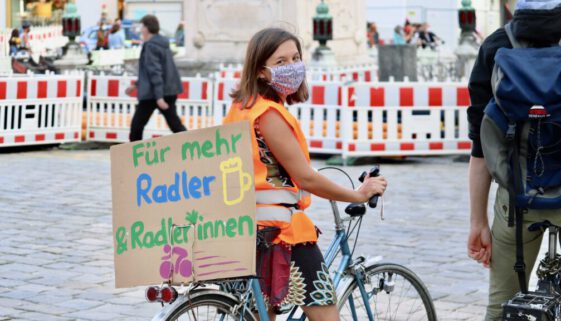 Ankündigung Radldemo 2024