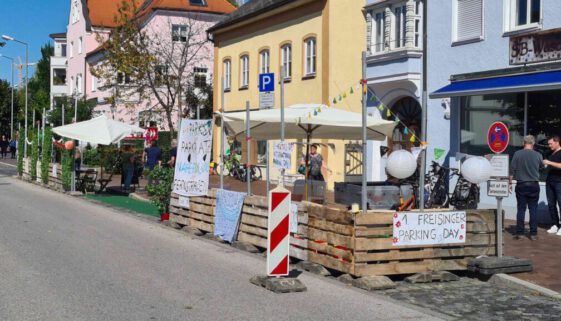 Impressionen Parking Day 2023 in Freising