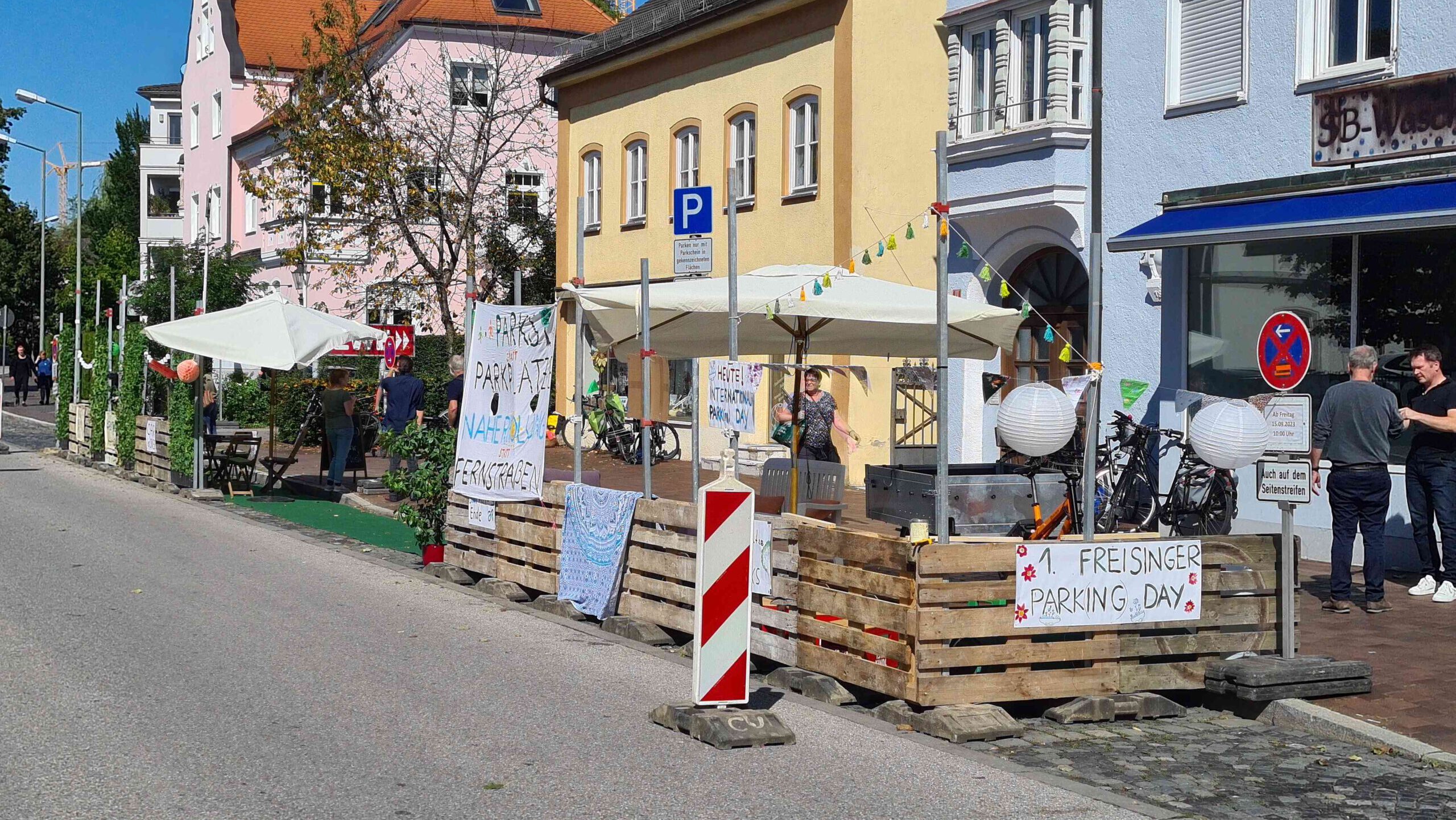 Impressionen Parking Day 2023 in Freising